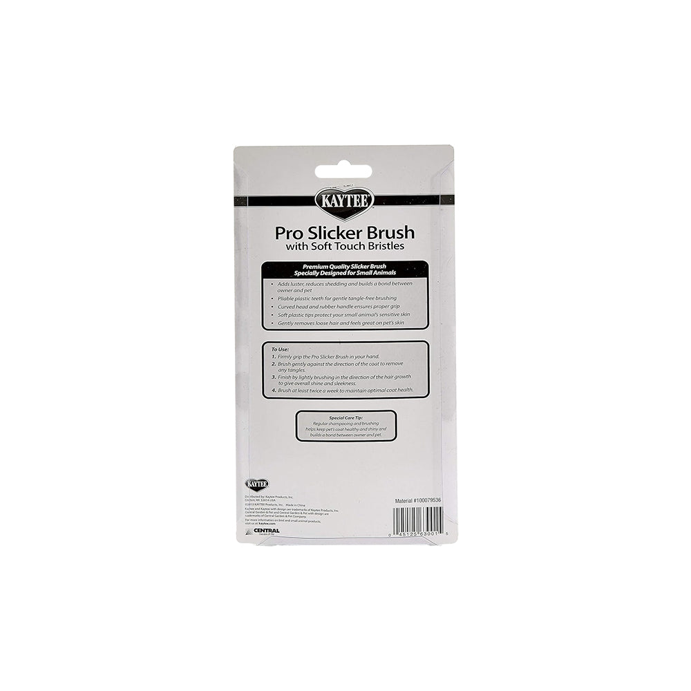 Kaytee Pro-Slicker Brush White, Kwik Pets