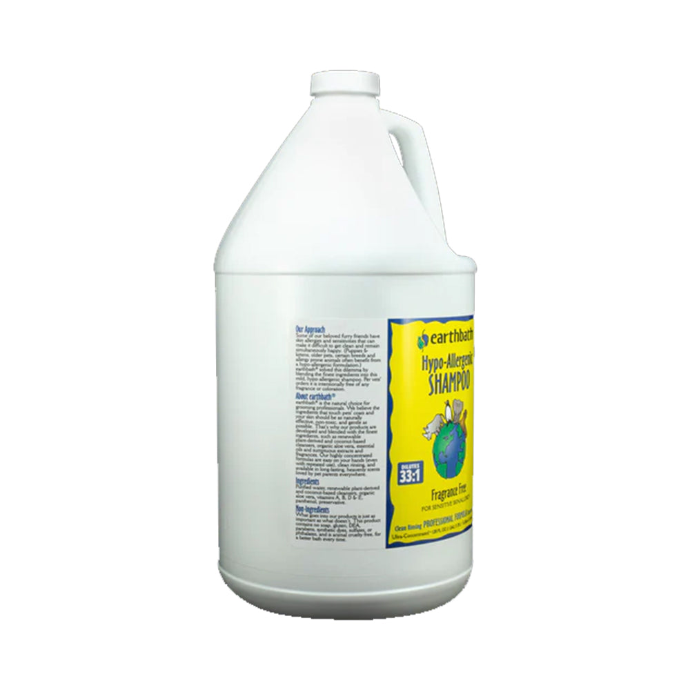 Earthbath Hypo-Allergenic Pet Shampoo Fragrance Free 128-oz