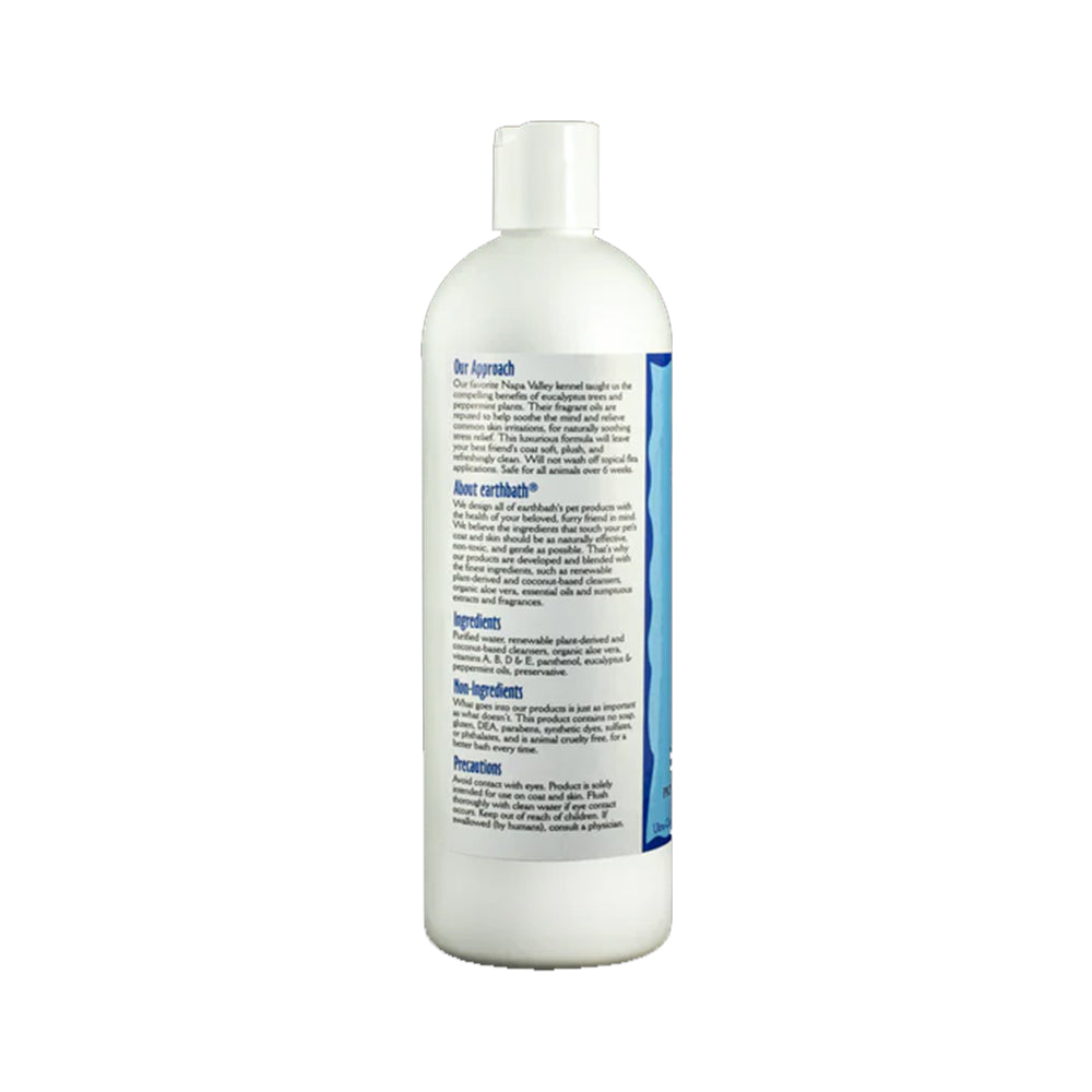 Earthbath Soothing Stress Relief Pet Shampoo Eucalyptus & Peppermint 16-oz