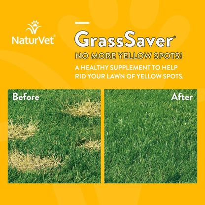 Before & After of NaturVet GrassSaver Dog Biscuits Peanut Butter 11.1-oz
