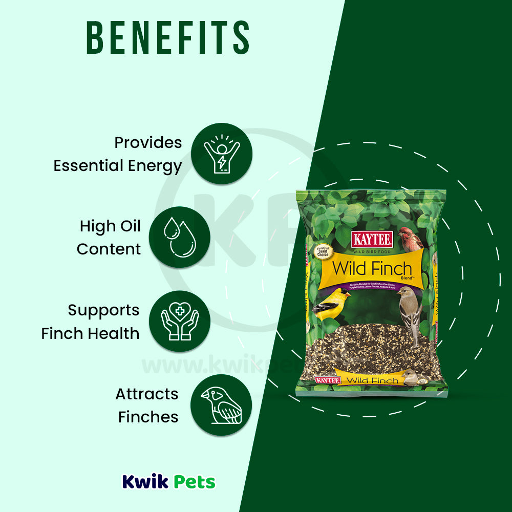 Benefits of Kaytee Wild Finch Blend Wild Bird Food 3-lb