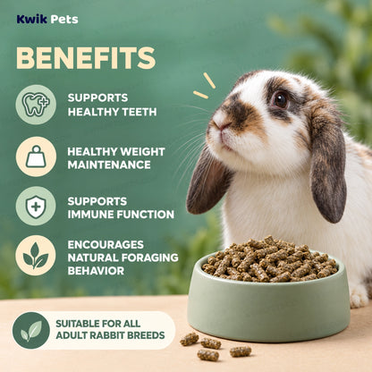 Benefits of Science Selective Adult Rabbit Dry Food 4-lb