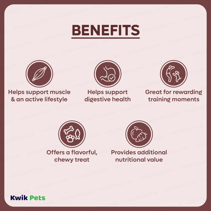 Benefits of Savory Prime Natural Duck Jerky Dog Treats 16-oz