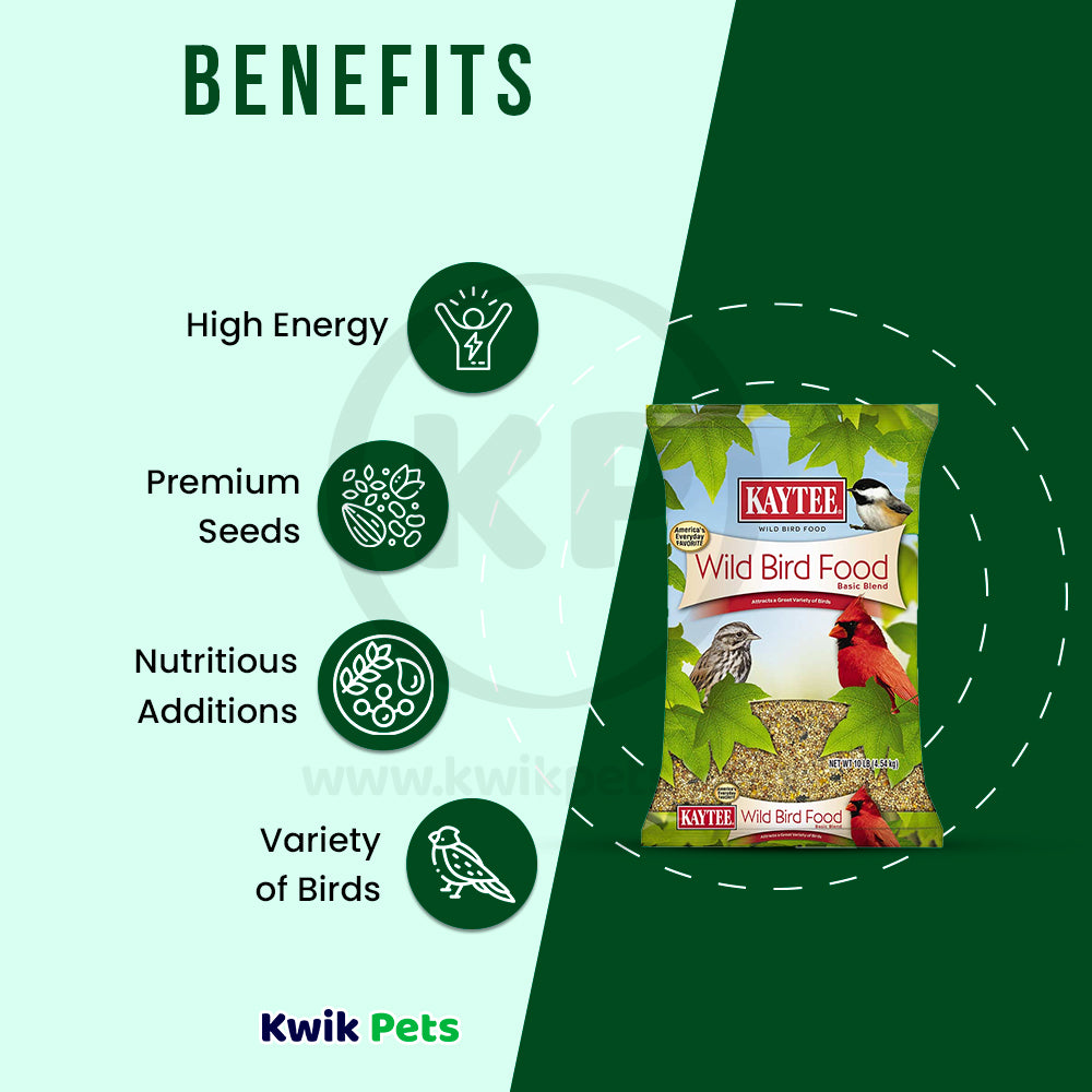 Benefits of Kaytee Wild Bird Food 10-lb