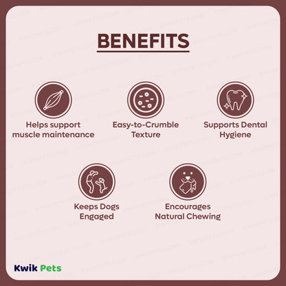 Benefits of Savory Prime Munchie Sticks Dog Treats Beef 5 inches 100 Count