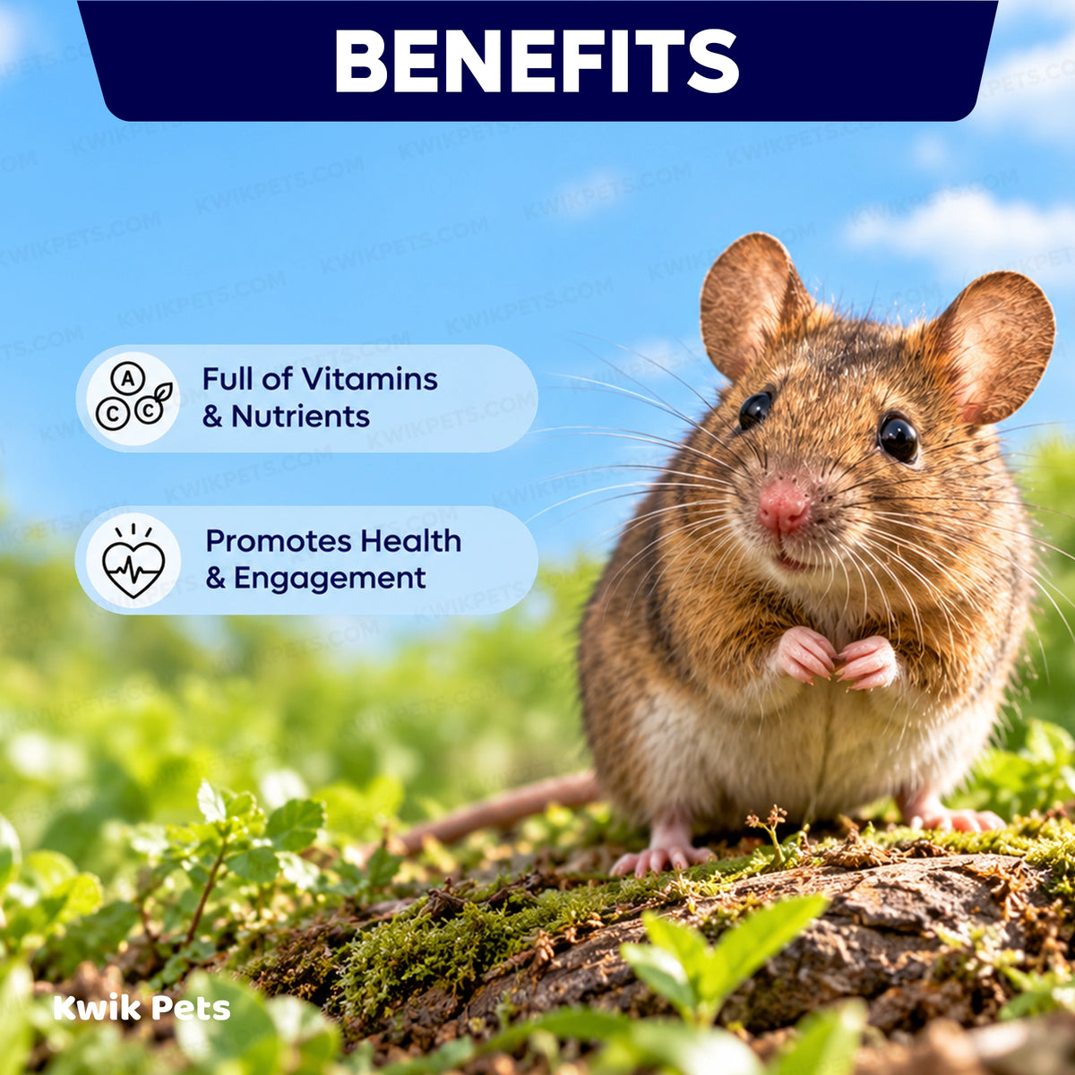 Benefits of Volkman Seed Company Small Animal Rat & Mouse Menu Dry Food 4-lb
