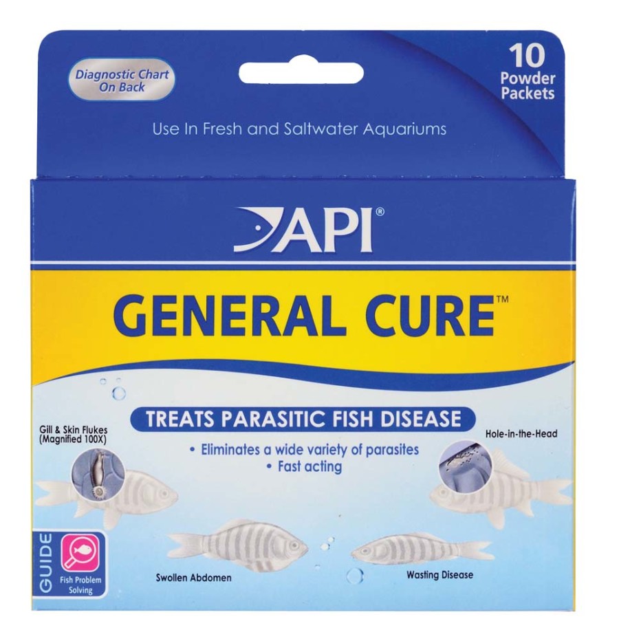 API General Cure Fresh & Saltwater Powder Medication 10 Count
