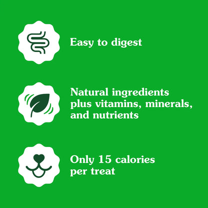 Features of Greenies Anytime Bites Bite-Size Dog Dental Treats Mint 10.3-oz