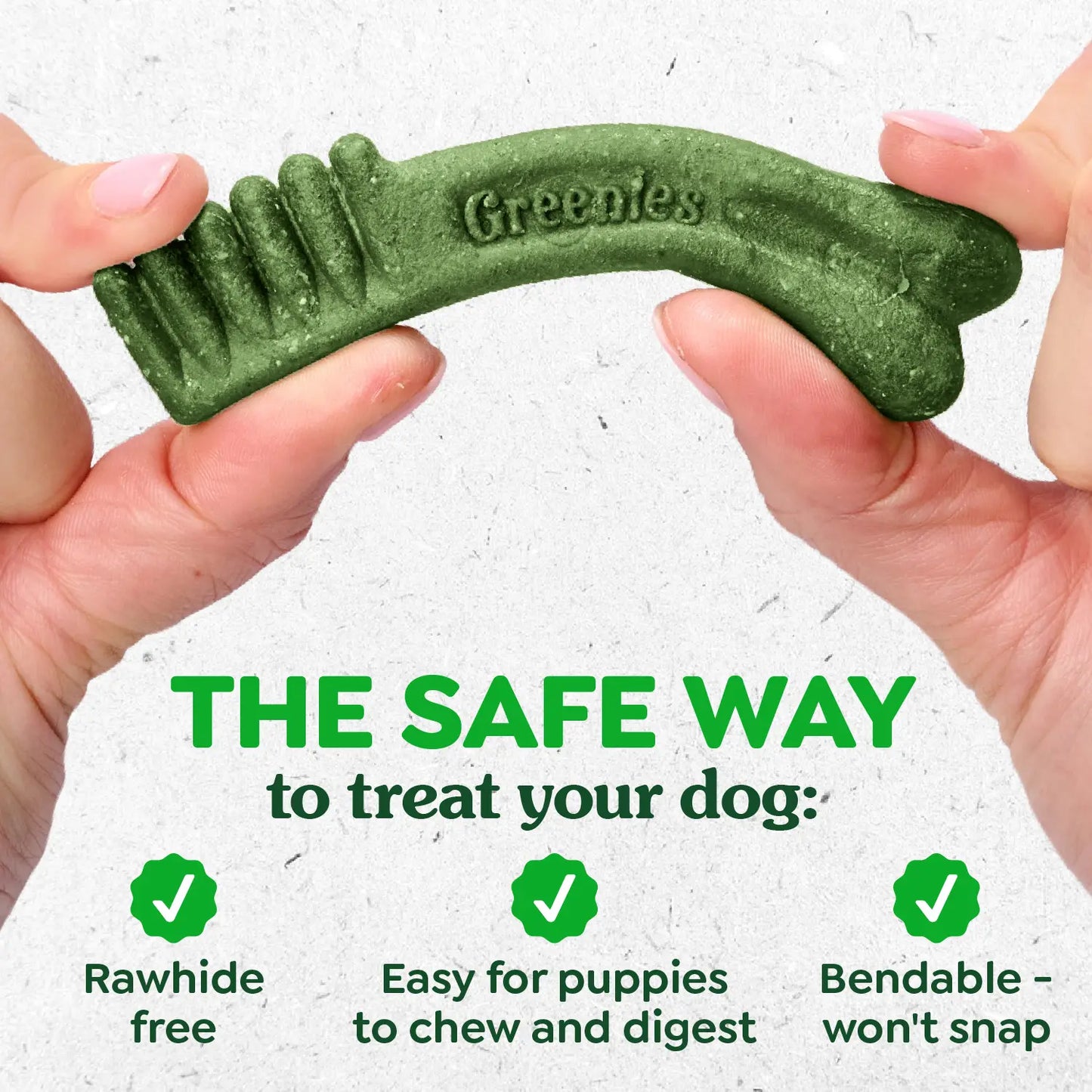 Features of Greenies Puppy Dental Dog Treats Petite 10 Count 6-oz