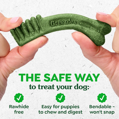 Features of Greenies Puppy Dental Dog Treats Petite 10 Count 6-oz