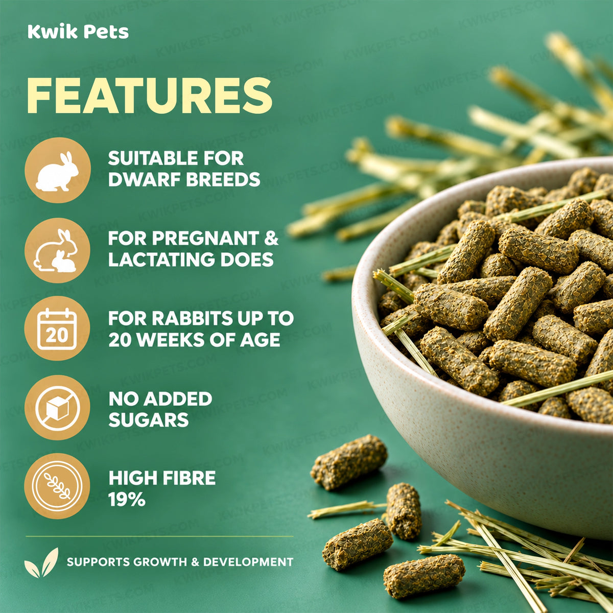 Features of Science Selective Junior Rabbit Dry Food 4.38-lb
