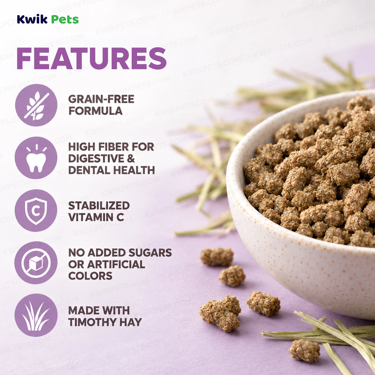 Features of Science Selective Naturals Grain-Free Guinea Pig Food 3.3-lb