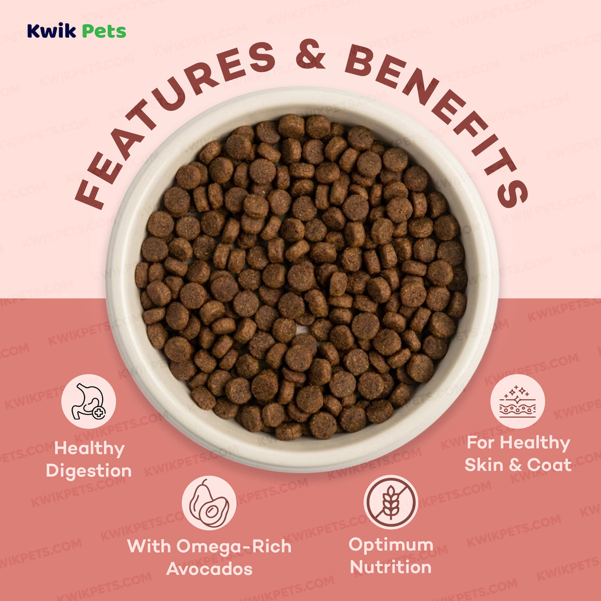 Features & Benefits of AvoDerm Natural Grain Free Salmon & Vegetables Recipe All Life Stages Dry Dog Food 4-lb