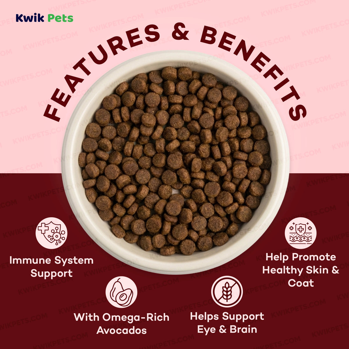 Features & Benefits of AvoDerm Natural Original Lamb Meal & Brown Rice Recipe Dry Dog Food 4.4-lb