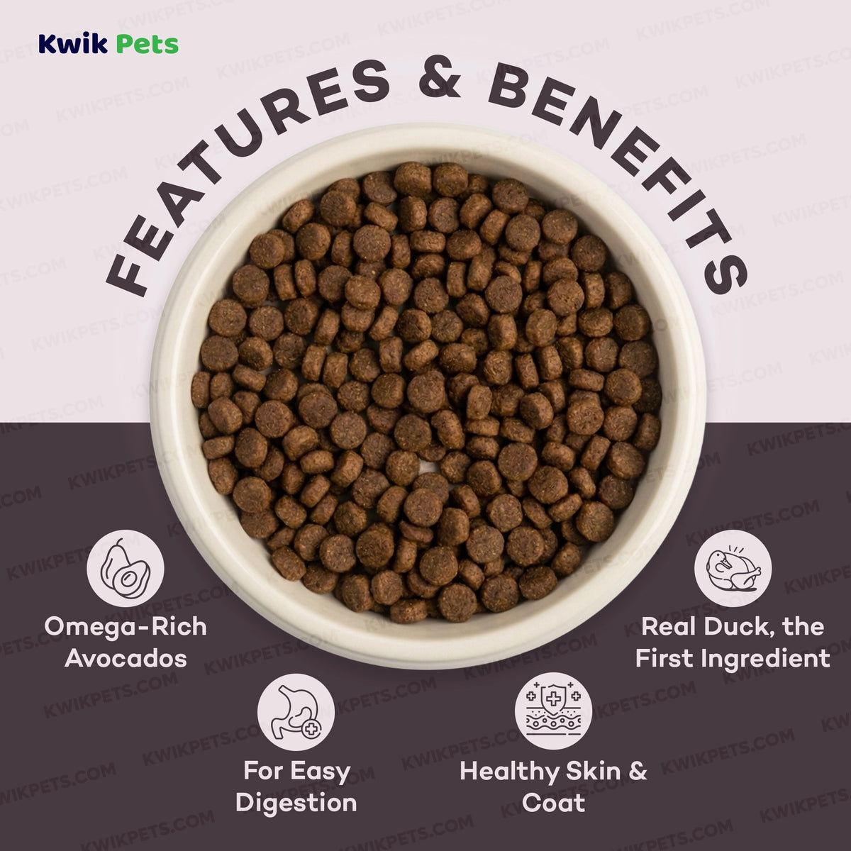 Features & Benefits of AvoDerm Natural Grain-Free Duck with Turkey Meal Dry Cat Food 5-lb