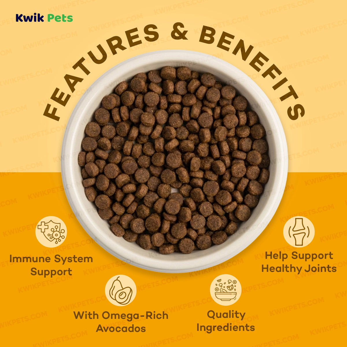 Features & Benefits of AvoDerm Natural Original Chicken Meal & Brown Rice Dry Dog Food 4.4-lb