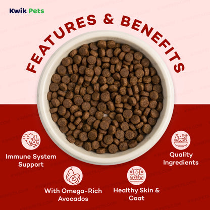 Features & Benefits of AvoDerm Natural Chicken & Herring Meal Formula Dry Cat Food 6-lb