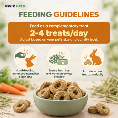 Guaranteed Analysis of Science Selective Naturals Country Loops with Carrot & Timothy Hay Rabbit Treats 2.8-oz