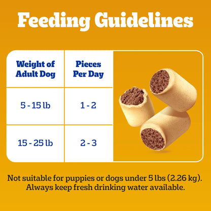 Feeding Guidelines of Pedigree MarroBone Biscuit Dog Treats Beef Mini 15-oz
