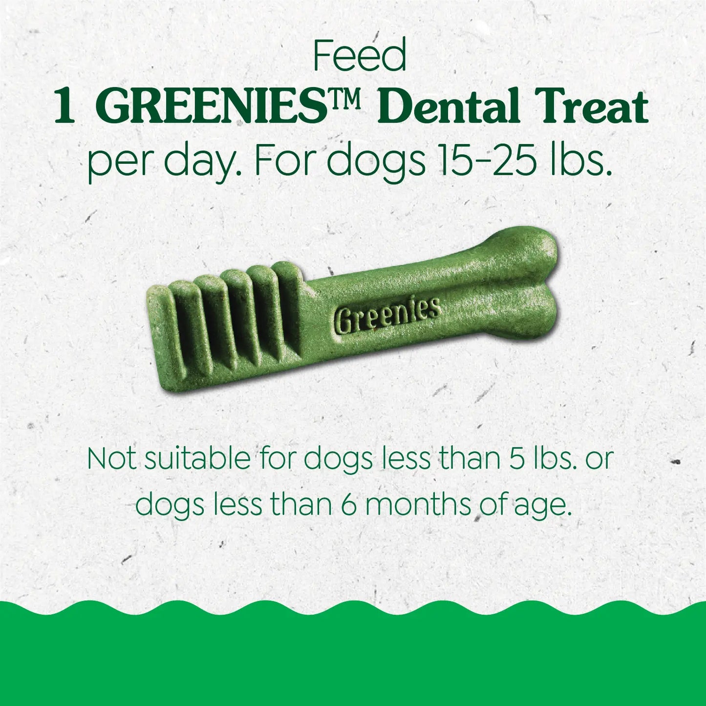 Feeding Guidelines of Greenies Puppy Dental Dog Treats Petite 10 Count 6-oz