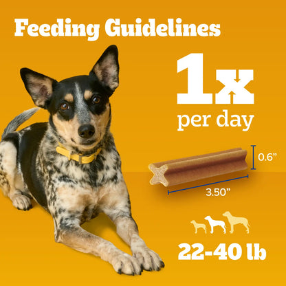 Feeding Guidelines of Pedigree DENTASTIX Dog Dental Treat Original with Real Chicken 25 Count