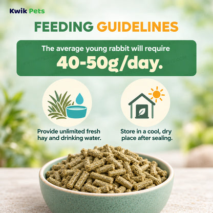 Feeding Guide Lines of Science Selective Junior Rabbit Dry Food 4.38-lb