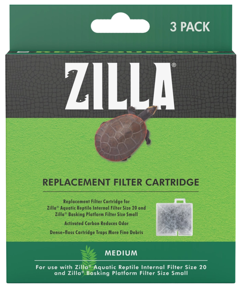 Front of Zilla Replacement Filter Cartridges Medium 3 Count