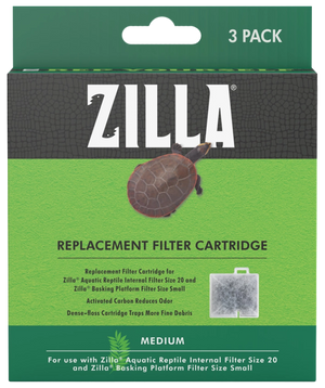 Front of Zilla Replacement Filter Cartridges Medium 3 Count