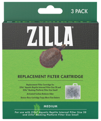 Zilla Replacement Filter Cartridges Medium 3 Count