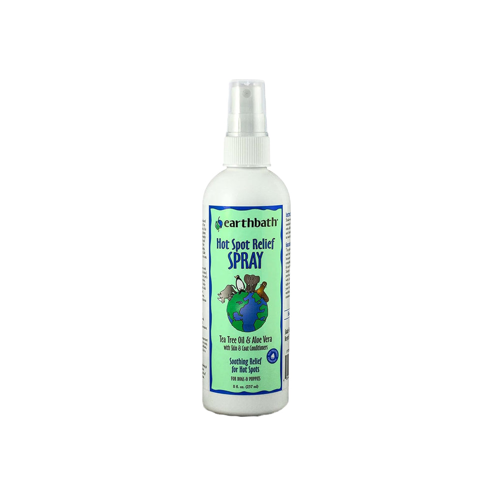 Earthbath Hot Spot Relief Tea Tree Oil & Aloe Vera Spray for Dogs 8-oz