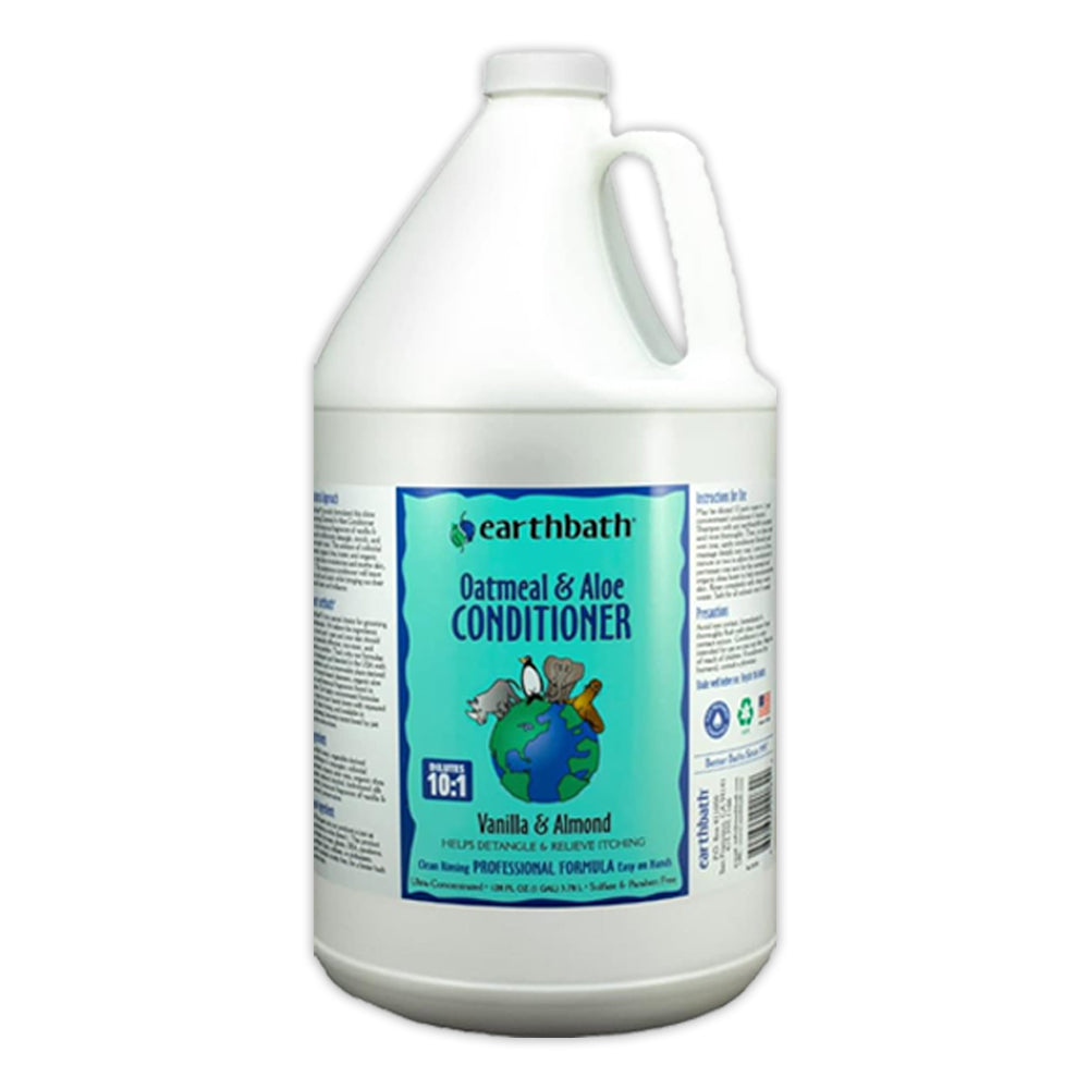 Earthbath Oatmeal & Aloe Pet Conditioner Vanilla & Almond 128-oz