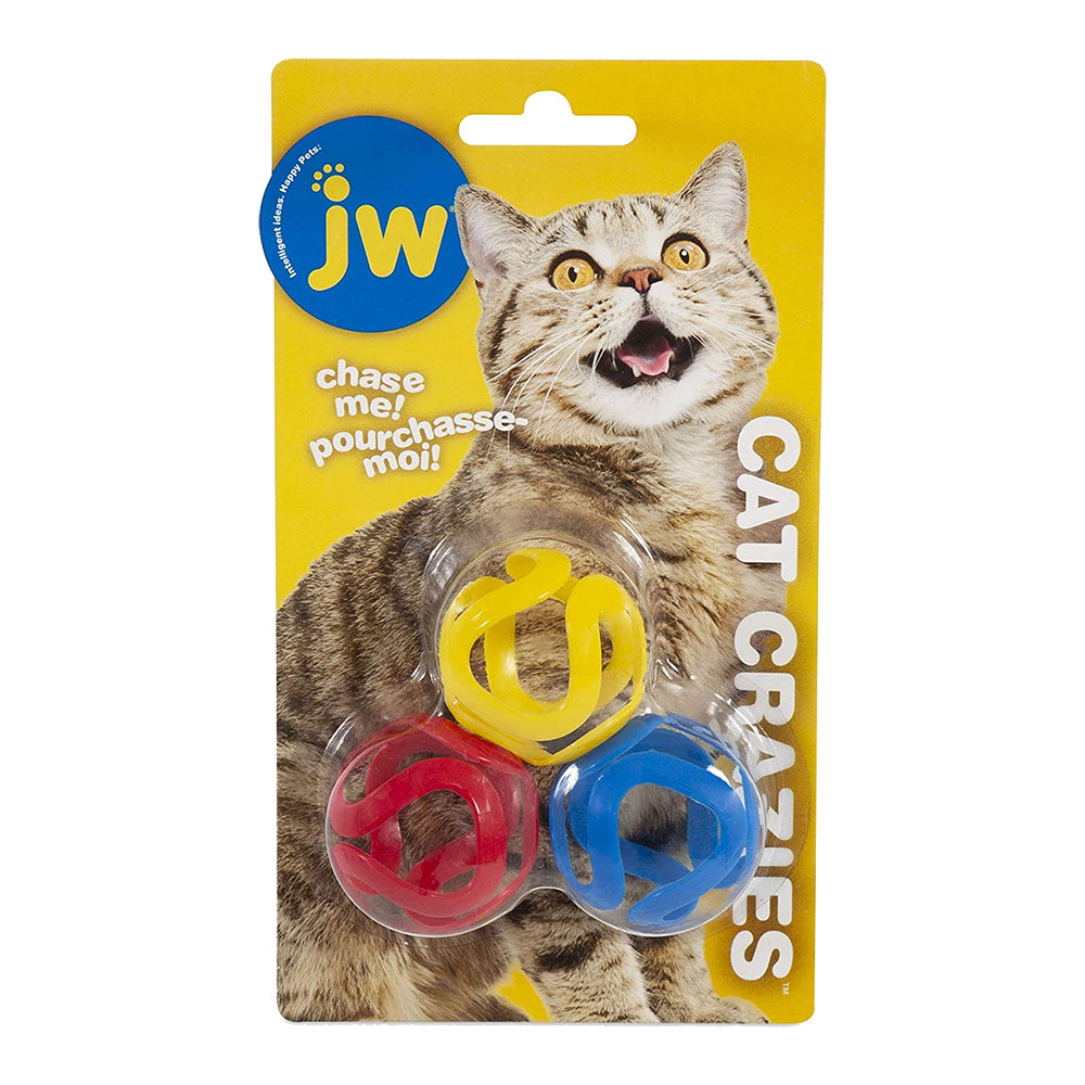 Front of JW Pet Cat Crazies Cat Toy 3 Count