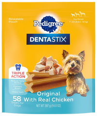 Pedigree DENTASTIX Dog Dental Treat Original w/Real Chicken 58 Count