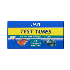 API Plastic Test Tubes with Caps for Aquarium 24 Count
