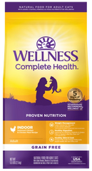 Wellness Complete Health Grain-Free Indoor Adult Dry Cat Food Deboned Chicken & Chicken Meal Recipe 5.5-lb