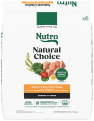 Nutro Natural Choice Chicken & Brown Rice Senior Dry Food 30-lb