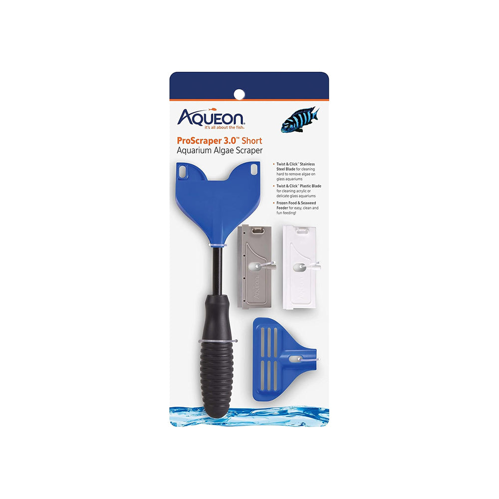 Aqueon ProScraper 3.0 Short Aquarium Algae Scraper