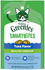 Greenies Feline SmartBites Healthy Indoor Tuna Cat Treats 2.1-oz