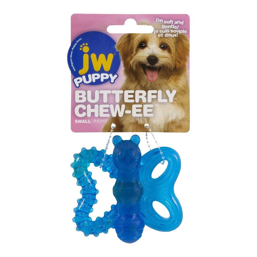 Front of JW Pet PlayPlace Butterfly Teether Dog Toy Medium