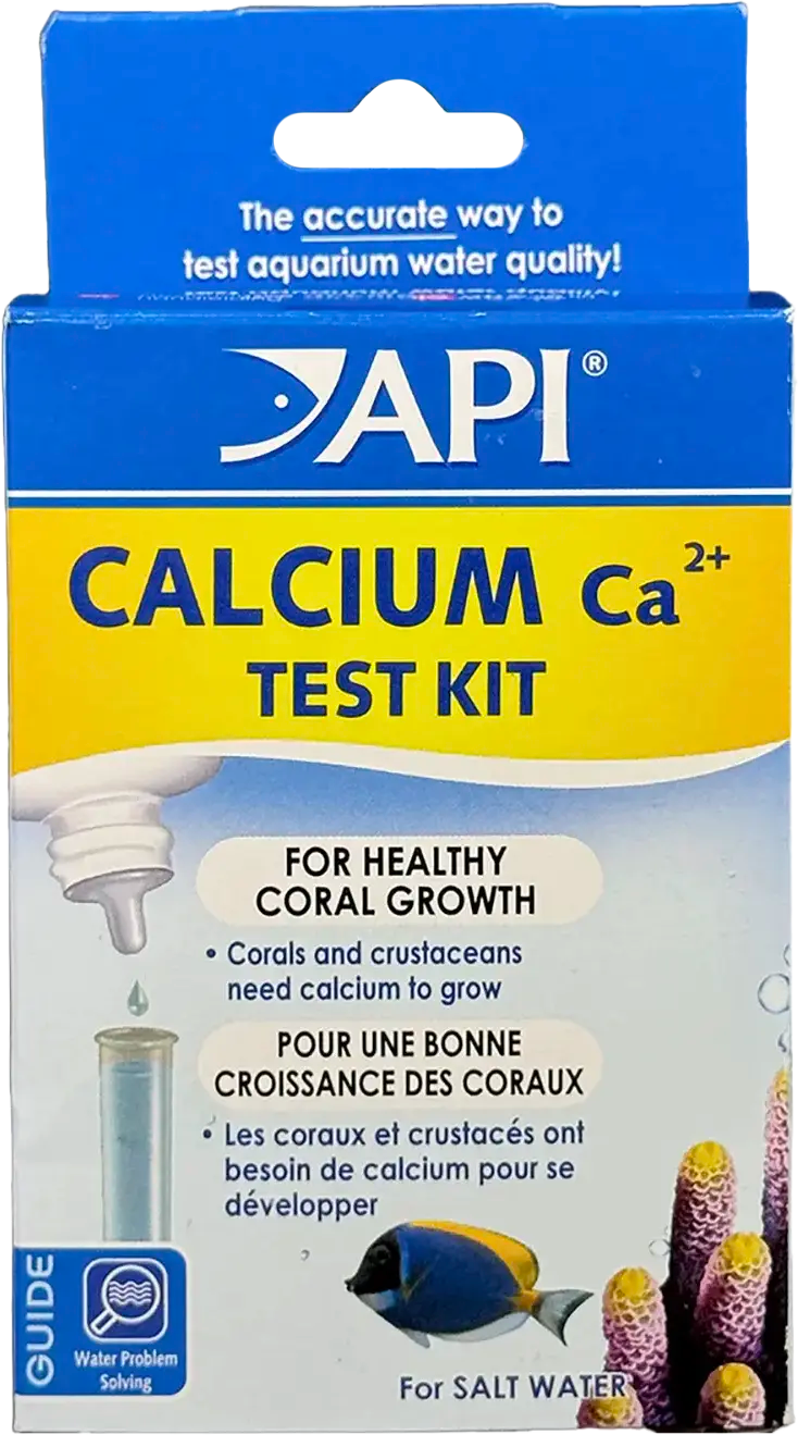 Front of API Calcium Saltwater Aquarium Test Kit