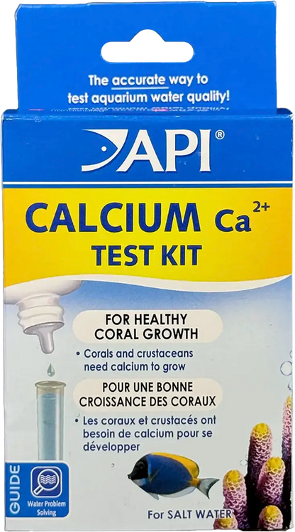 Front of API Calcium Saltwater Aquarium Test Kit