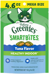 Greenies Feline SmartBites Healthy Indoor Tuna Cat Treats 4.6-oz