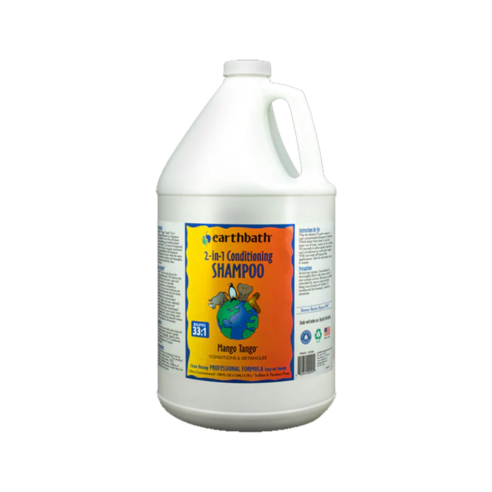 Earthbath 2-in-1 Conditioning Pet Shampoo Mango Tango 128-oz