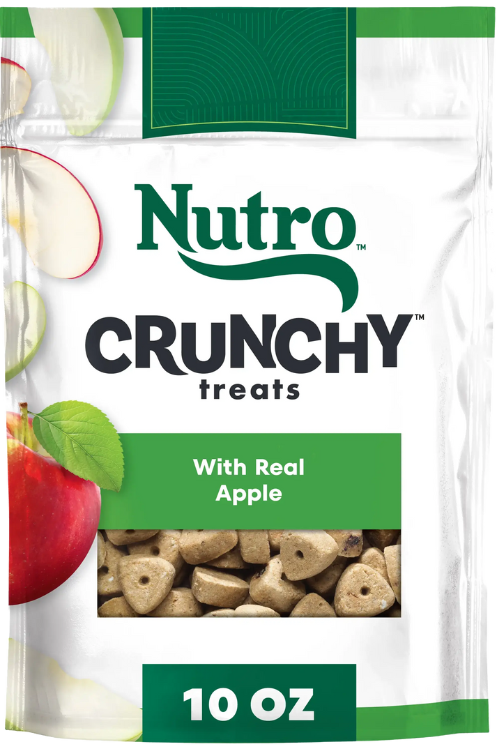 Nutro Crunchy Real Apple Dog Treats 10-oz