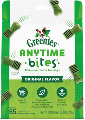 Greenies Anytime Bites Bite-Size Dog Dental Treats Original 10.3-oz