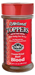 Northwest Naturals Functional Freeze Dried Dog & Cat Food Topper Beef Blood 3.5-oz