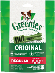 Greenies Original Dog Dental Treats Regular 3-oz 3 Count