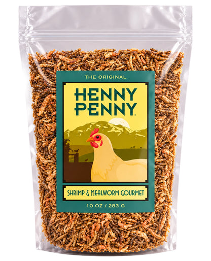 Front of Volkman Seed Company Shrimp & Mealworm Medley Chicken Treat 10-oz