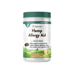 NaturVet Hemp Allergy Aid Soft Chew for Dogs 60 Count 6.3-oz