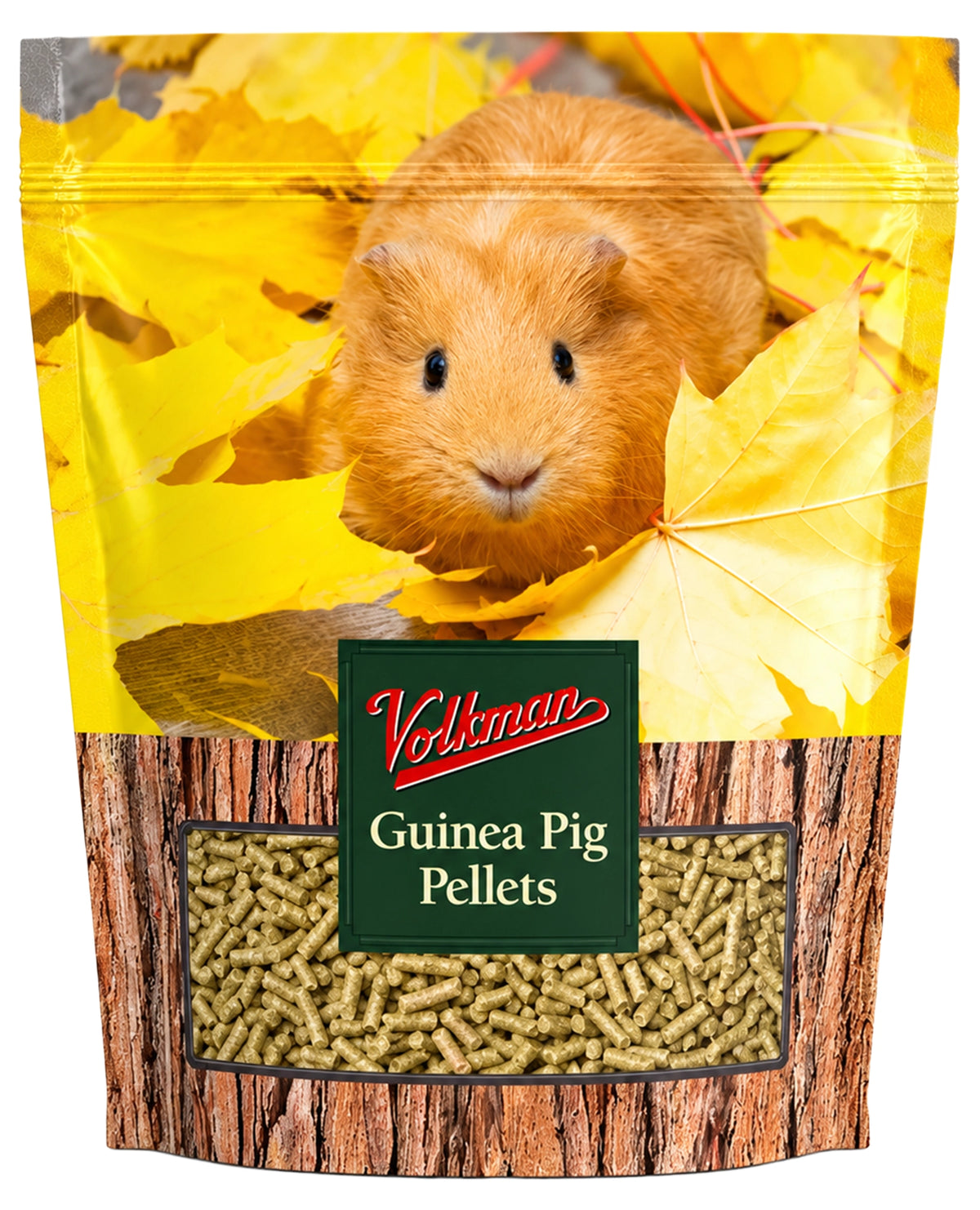 Front of Volkman Seed Company Small Animal Guinea Pig Pellets Food 4-lb